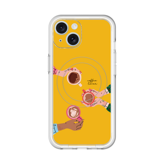 スリムプロテクションプレミアムケース with MagSafe［ Teatime - Yellow ］