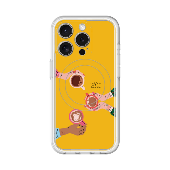 スリムプロテクションプレミアムケース with MagSafe［ Teatime - Yellow ］