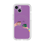スリムプロテクションプレミアムケース with MagSafe［ Teatime - Purple ］