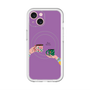 スリムプロテクションプレミアムケース with MagSafe［ Teatime - Purple ］