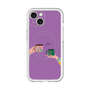 スリムプロテクションプレミアムケース with MagSafe［ Teatime - Purple ］