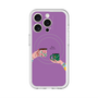スリムプロテクションプレミアムケース with MagSafe［ Teatime - Purple ］
