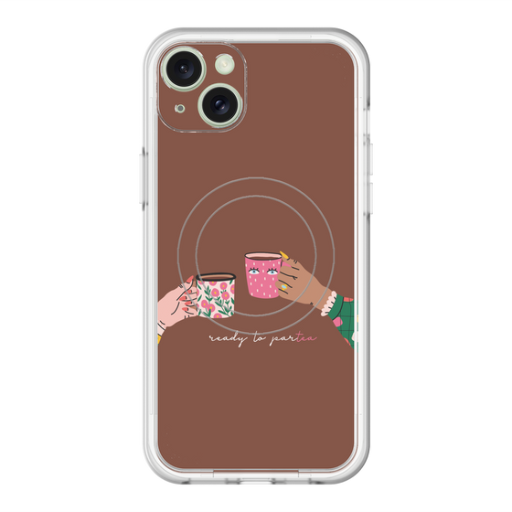 スリムプロテクションプレミアムケース with MagSafe［ Teatime - Brown ］
