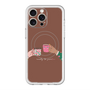 スリムプロテクションプレミアムケース with MagSafe［ Teatime - Brown ］