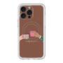 スリムプロテクションプレミアムケース with MagSafe［ Teatime - Brown ］