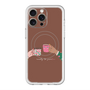 スリムプロテクションプレミアムケース with MagSafe［ Teatime - Brown ］
