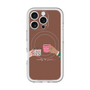 スリムプロテクションプレミアムケース with MagSafe［ Teatime - Brown ］