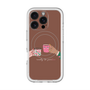 スリムプロテクションプレミアムケース with MagSafe［ Teatime - Brown ］