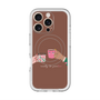 スリムプロテクションプレミアムケース with MagSafe［ Teatime - Brown ］