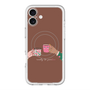 スリムプロテクションプレミアムケース with MagSafe［ Teatime - Brown ］