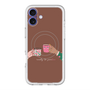 スリムプロテクションプレミアムケース with MagSafe［ Teatime - Brown ］