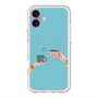 スリムプロテクションプレミアムケース with MagSafe［ Teatime - Blue ］