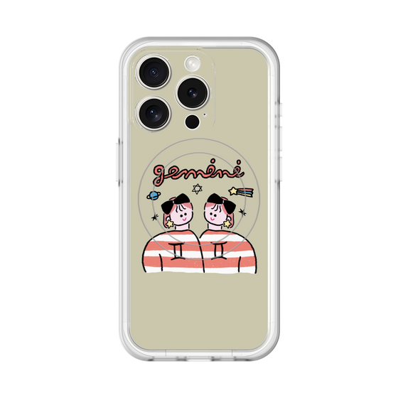 スリムプロテクションプレミアムケース with MagSafe［ Gemini ］