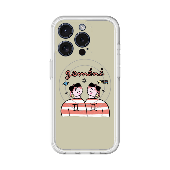 スリムプロテクションプレミアムケース with MagSafe［ Gemini ］
