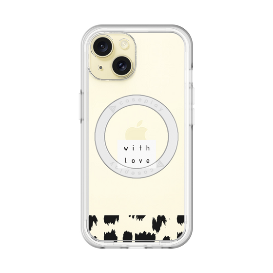 スリムプロテクションプレミアムケース with MagSafe［ artistic texture - 01 ］