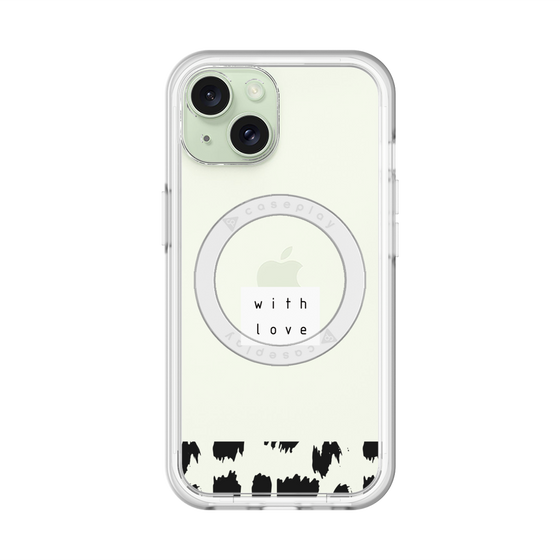 スリムプロテクションプレミアムケース with MagSafe［ artistic texture - 01 ］