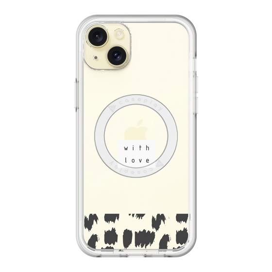 スリムプロテクションプレミアムケース with MagSafe［ artistic texture - 01 ］