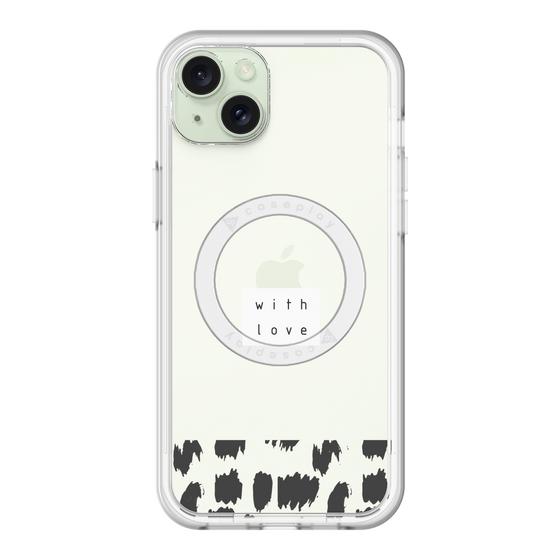 スリムプロテクションプレミアムケース with MagSafe［ artistic texture - 01 ］
