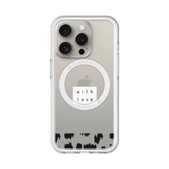 スリムプロテクションプレミアムケース with MagSafe［ artistic texture - 01 ］