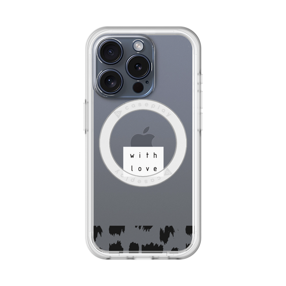 スリムプロテクションプレミアムケース with MagSafe［ artistic texture - 01 ］