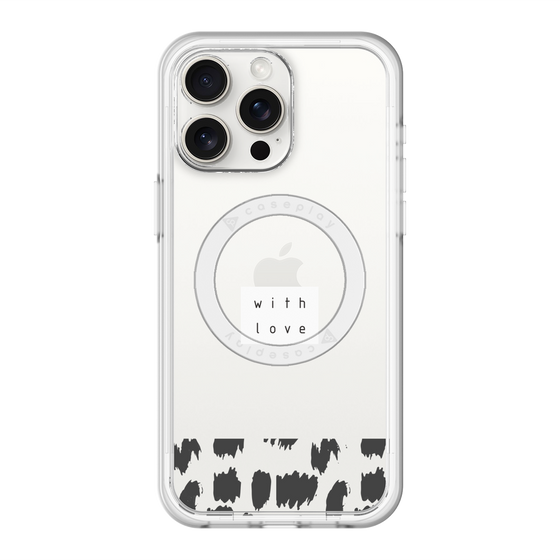 スリムプロテクションプレミアムケース with MagSafe［ artistic texture - 01 ］