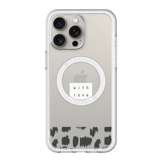 スリムプロテクションプレミアムケース with MagSafe［ artistic texture - 01 ］