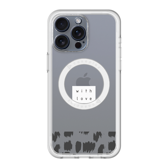 スリムプロテクションプレミアムケース with MagSafe［ artistic texture - 01 ］