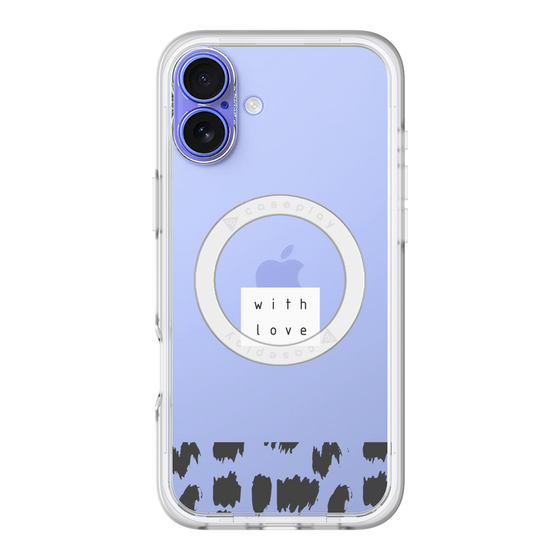 スリムプロテクションプレミアムケース with MagSafe［ artistic texture - 01 ］