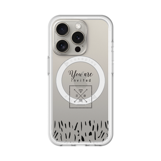 スリムプロテクションプレミアムケース with MagSafe［ artistic texture - 02 ］