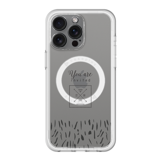 スリムプロテクションプレミアムケース with MagSafe［ artistic texture - 02 ］