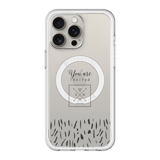 スリムプロテクションプレミアムケース with MagSafe［ artistic texture - 02 ］