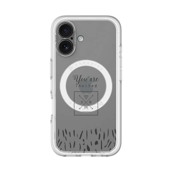 スリムプロテクションプレミアムケース with MagSafe［ artistic texture - 02 ］