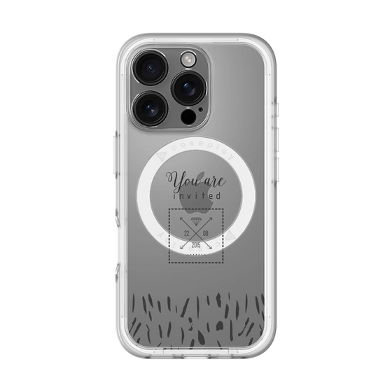 スリムプロテクションプレミアムケース with MagSafe［ artistic texture - 02 ］