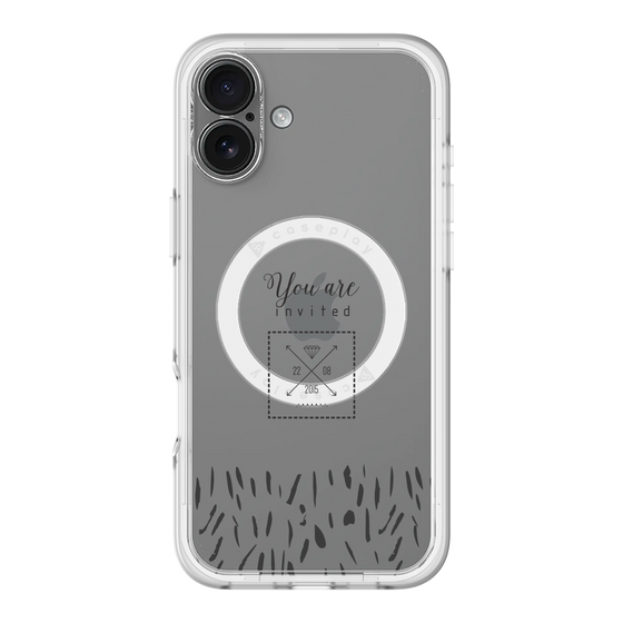 スリムプロテクションプレミアムケース with MagSafe［ artistic texture - 02 ］