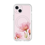 スリムプロテクションプレミアムケース with MagSafe［ Natural Flower - Pink ］