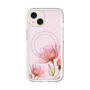 スリムプロテクションプレミアムケース with MagSafe［ Natural Flower - Pink ］
