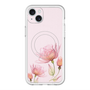 スリムプロテクションプレミアムケース with MagSafe［ Natural Flower - Pink ］