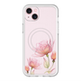 スリムプロテクションプレミアムケース with MagSafe［ Natural Flower - Pink ］