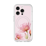 スリムプロテクションプレミアムケース with MagSafe［ Natural Flower - Pink ］