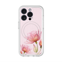スリムプロテクションプレミアムケース with MagSafe［ Natural Flower - Pink ］
