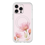 スリムプロテクションプレミアムケース with MagSafe［ Natural Flower - Pink ］