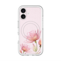 スリムプロテクションプレミアムケース with MagSafe［ Natural Flower - Pink ］