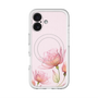 スリムプロテクションプレミアムケース with MagSafe［ Natural Flower - Pink ］