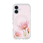 スリムプロテクションプレミアムケース with MagSafe［ Natural Flower - Pink ］
