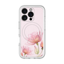 スリムプロテクションプレミアムケース with MagSafe［ Natural Flower - Pink ］