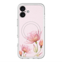 スリムプロテクションプレミアムケース with MagSafe［ Natural Flower - Pink ］
