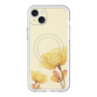スリムプロテクションプレミアムケース with MagSafe［ Natural Flower - Yellow ］