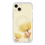 スリムプロテクションプレミアムケース with MagSafe［ Natural Flower - Yellow ］