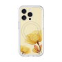 スリムプロテクションプレミアムケース with MagSafe［ Natural Flower - Yellow ］