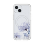 スリムプロテクションプレミアムケース with MagSafe［ Natural Flower - blue ］
